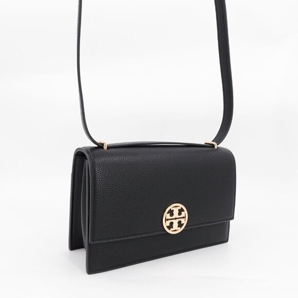 Tory Burch Miller Shoulder Bag Black OS - Picture 14 of 16